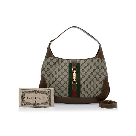 Pre Loved Gucci Medium GG Supreme Jackie 1961 - Picture 13 of 13